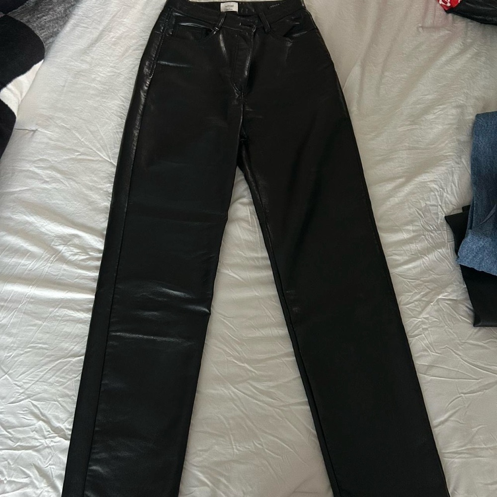 Aritzia Melina Faux Leather Pants